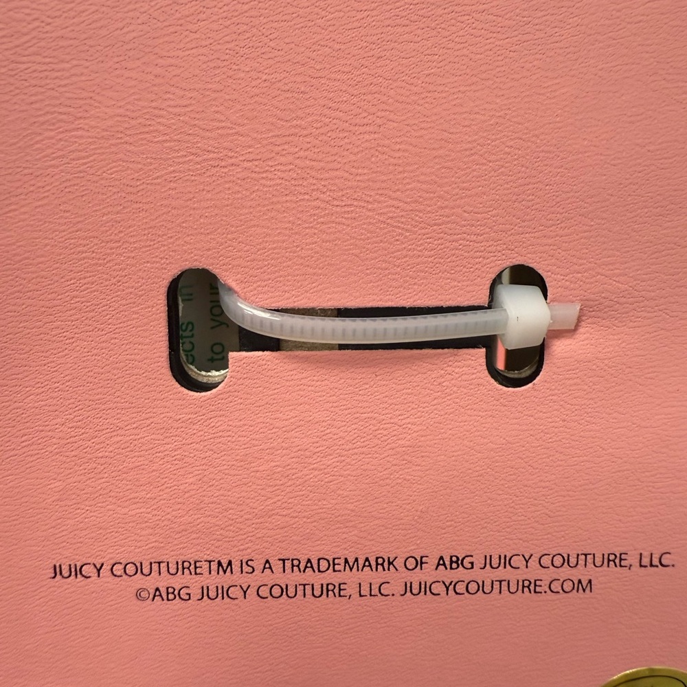 Juicy Couture Los Angeles NWT Statement Gold  Pink Face Bling Rhinestone Watch - Picture 8 of 8